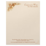 Wine business letterhead