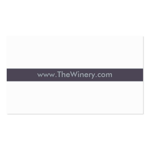 Wine & Champagne Business Card (back side)