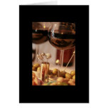 Wine & Cheese Party 2- Blank Card