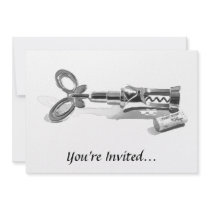 Wine & Cheese Party Invitation by PaulJacksonart Wine & Cheese Party Invitation