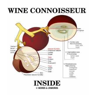 Wine Connoisseur Inside (Wine Grape Berry) shirt