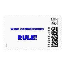 Wine Connoisseurs Rule! postage
