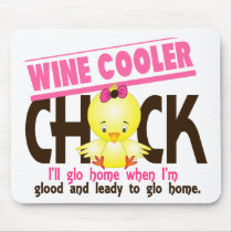 Wine Cooler Chick mousepads by chicktees Wine Cooler Chick mousepads