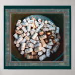 Wine Corks Art Poster