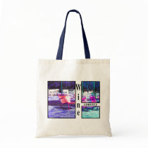 Wine Country Budget Tote bags by Quill_And_Me Wine Country Budget Tote bags