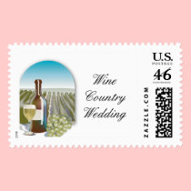 Wine Country Wedding postage by White_Wedding Wine Country Wedding postage