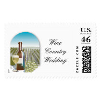 Wine Country Wedding postage