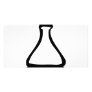 wine decanter icon photo card template