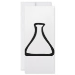 wine decanter icon customized rack card