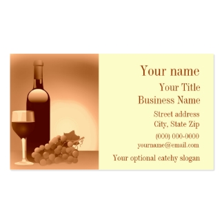 Wine Design Business Card