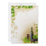 Wine design invitation