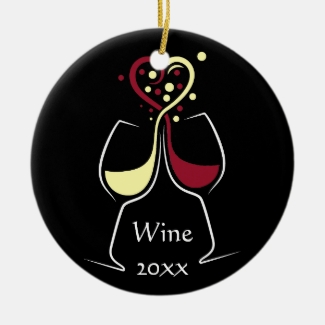 Wine Design Ornament