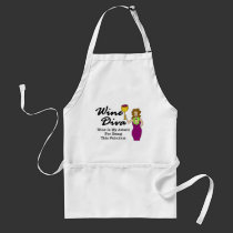 Wine Diva Apron by Victoreeah Wine Diva Apron