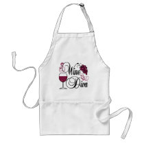 Wine Diva aprons by WIneObsessions Wine Diva aprons
