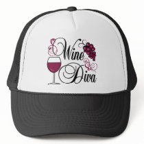 Wine Diva Mesh Hat