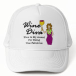 Wine Diva Hat