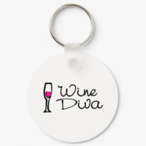 Wine Diva keychains by BacheloretteGirl Wine Diva keychains