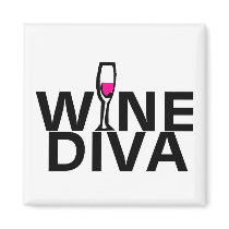 Wine Diva Fridge Magnets