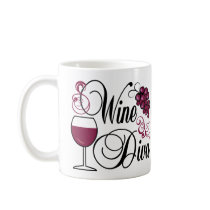 Wine Diva mugs by WIneObsessions Wine Diva mugs
