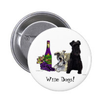 Wine Dogs - Button buttons