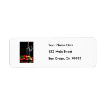 Wine for a Salad Return Address Labels