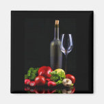 Wine for a Salad Magnets
