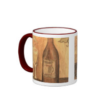 Wine for two, in Bronze Coffee Mugs