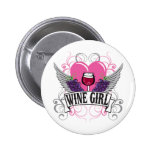 Wine Girl Buttons