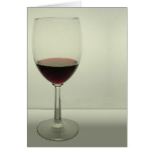 Wine Glass - Blank Card