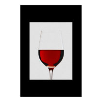 wine glass posters