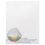 Wine Glass Professional Stationery Personalized Letterhead