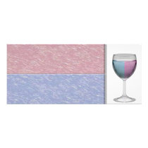 Wine Glass Rack Card