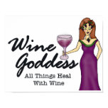 Wine Goddess - All Things Heal With Wine Poster