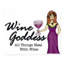 Wine Goddess - All Things Heal With Wine Poster posters by Victoreeah Wine Goddess - All Things Heal With Wine Poster posters