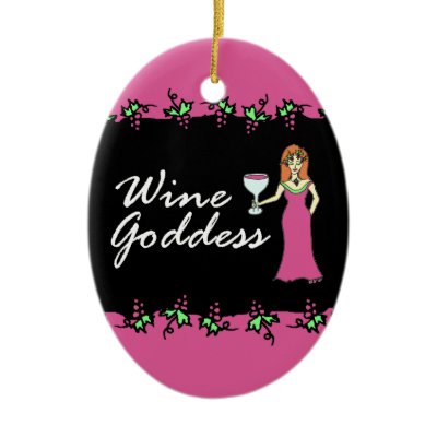 Wine Goddess Divine Grapevine Garland christmas ornaments