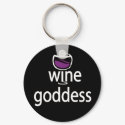 Wine Goddess keychains