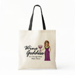 Wine Goddess Shopping Bag