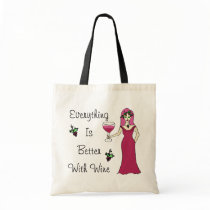 Wine Goddess Simply Divine "Better With Wine" Bags