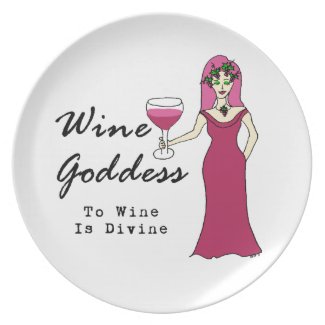 Wine Goddess "To Wine Is Divine"