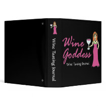 Wine Goddess Wine Tasting Journal binders by Victoreeah Wine Goddess Wine Tasting Journal binders