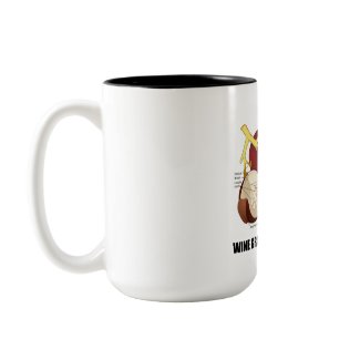 Wine Grape Berry Anatomy (Scientific Diagram) mug