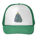 Wine Grapes Christmas Tree Trucker Hat