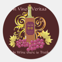 Wine & Grapes Sticker
