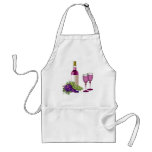 Wine & Grapes Toast Apron