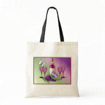Wine & Grapes Toast bags