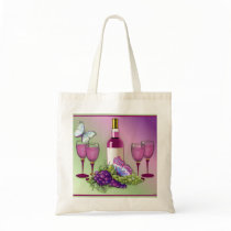 Wine & Grapes Toast bags