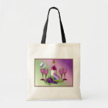 Wine & Grapes Toast Canvas Bags