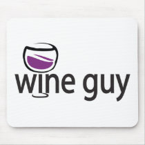 Wine Guy mousepads by WIneObsessions Wine Guy mousepads