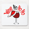 Wine Ho Ho Ho1 mousepads by WIneObsessions Wine Ho Ho Ho1 mousepads
