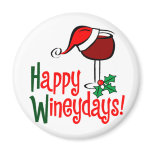 Wine Ho Ho Ho - Customized Magnet